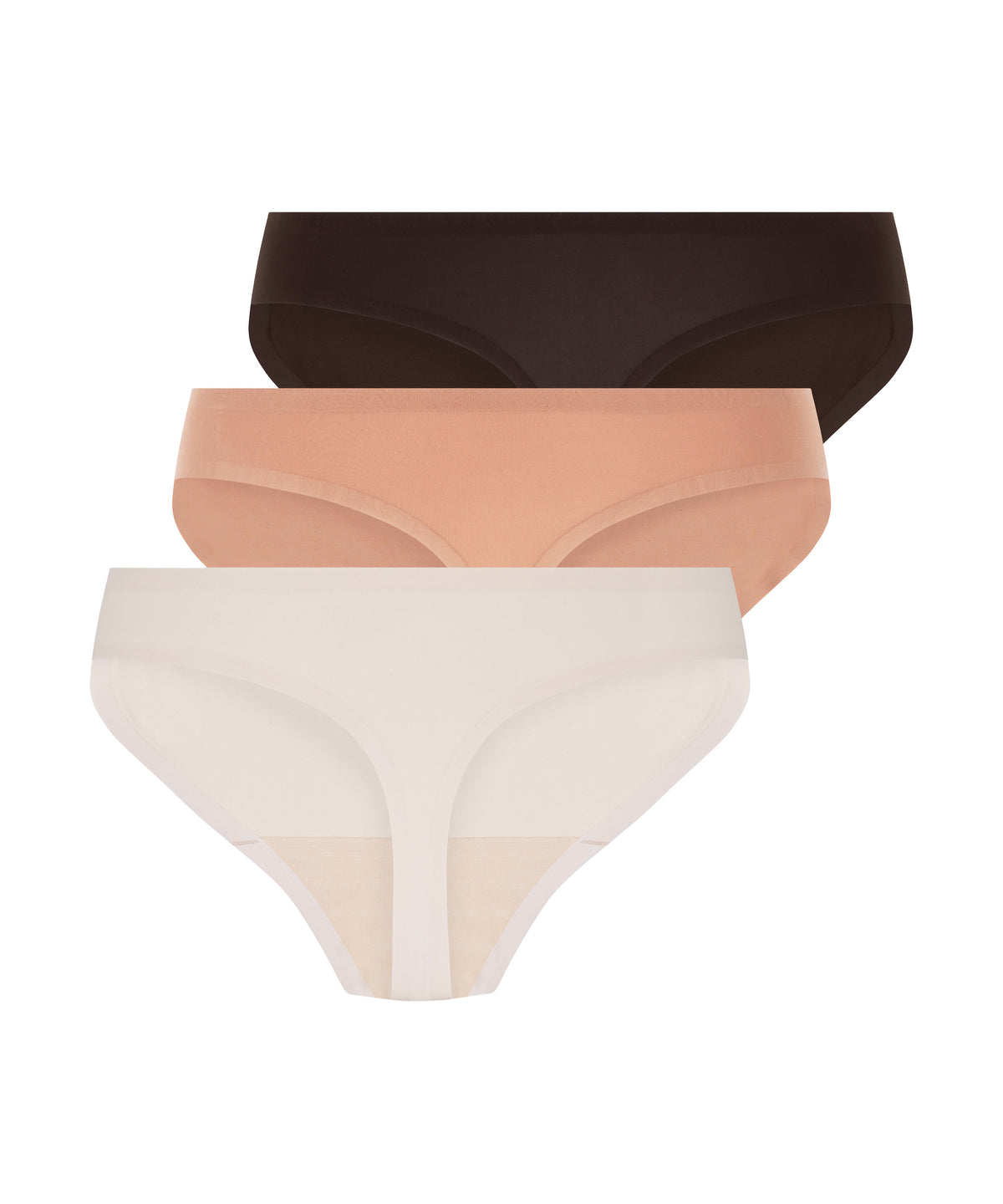 HUNKEMÖLLER 3-pack invisible thongs