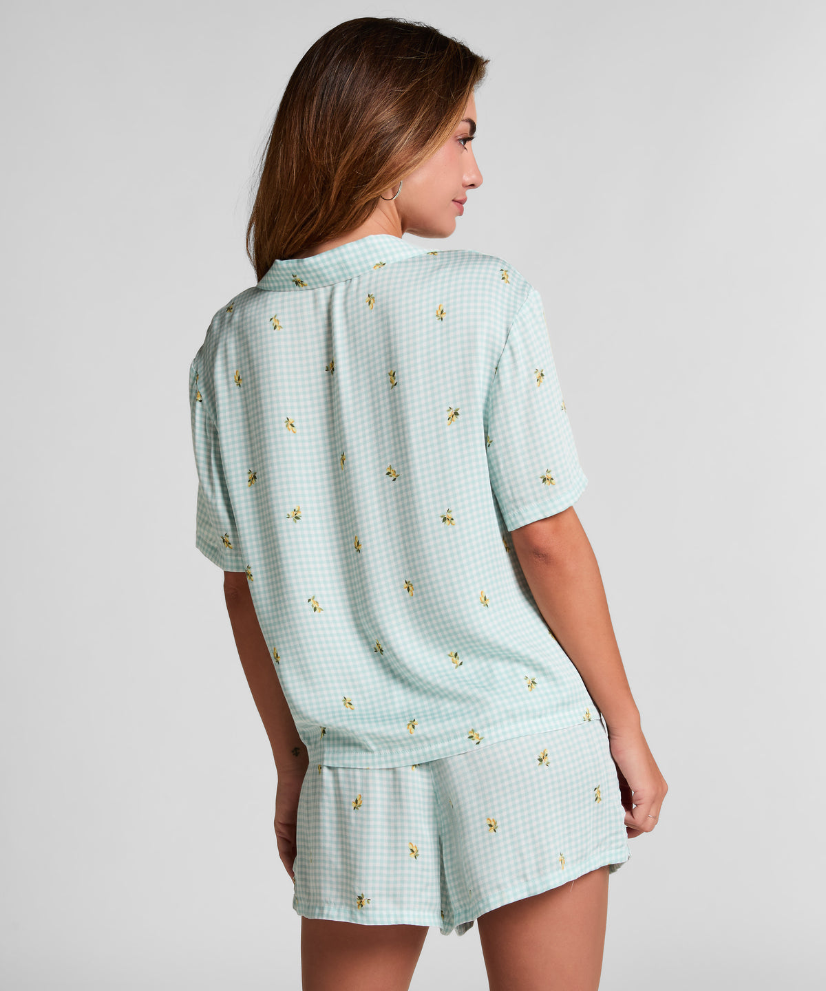 HUNKEMÖLLER Short Viscose Check Print