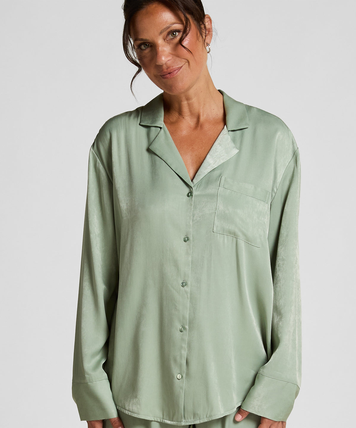 HUNKEMÖLLER Ayla Satin Long-Sleeved Jacket