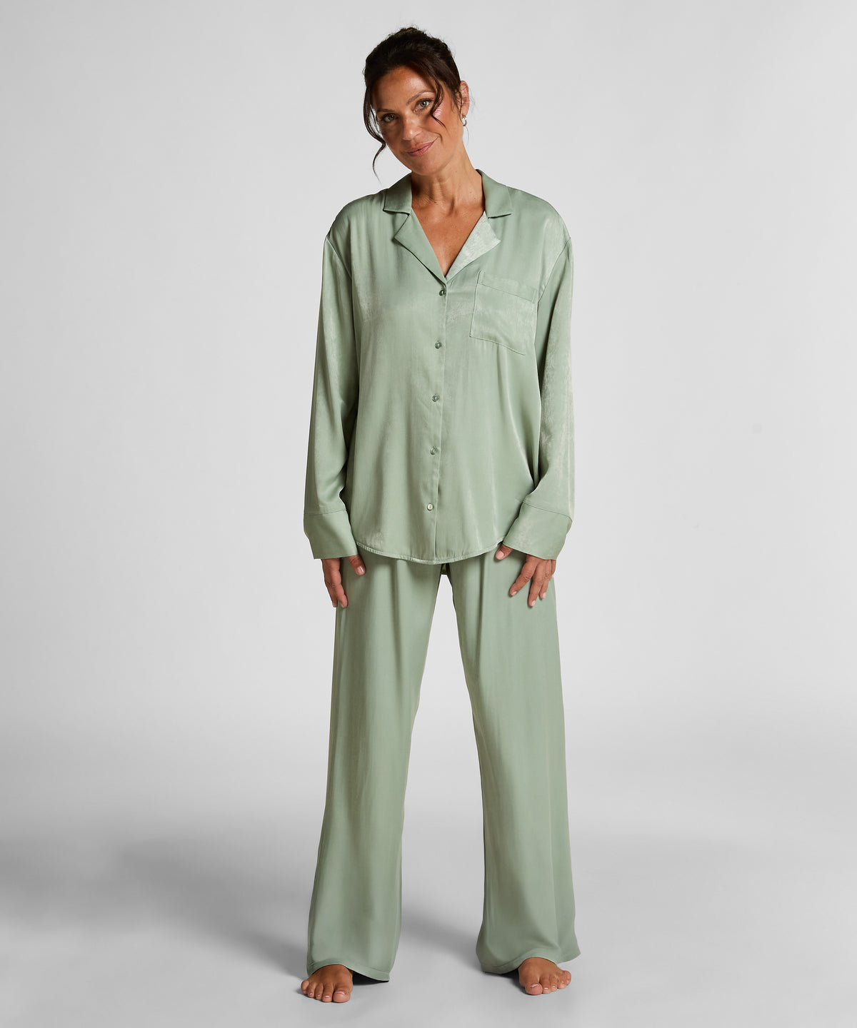 HUNKEMÖLLER Ayla Satin Long-Sleeved Jacket