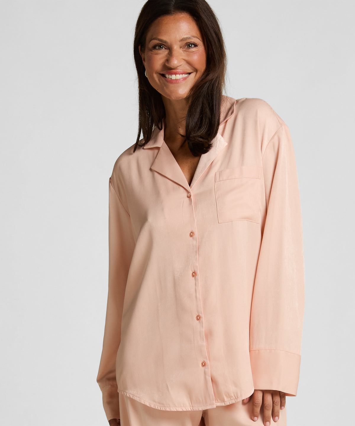 HUNKEMÖLLER Ayla Satin Long-Sleeved Jacket