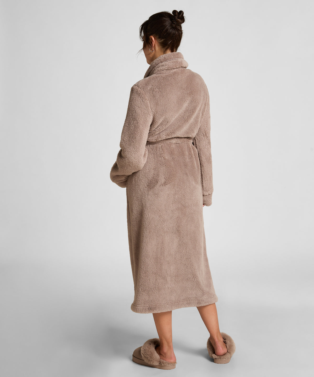 HUNKEMÖLLER Long Fleece Bathrobe