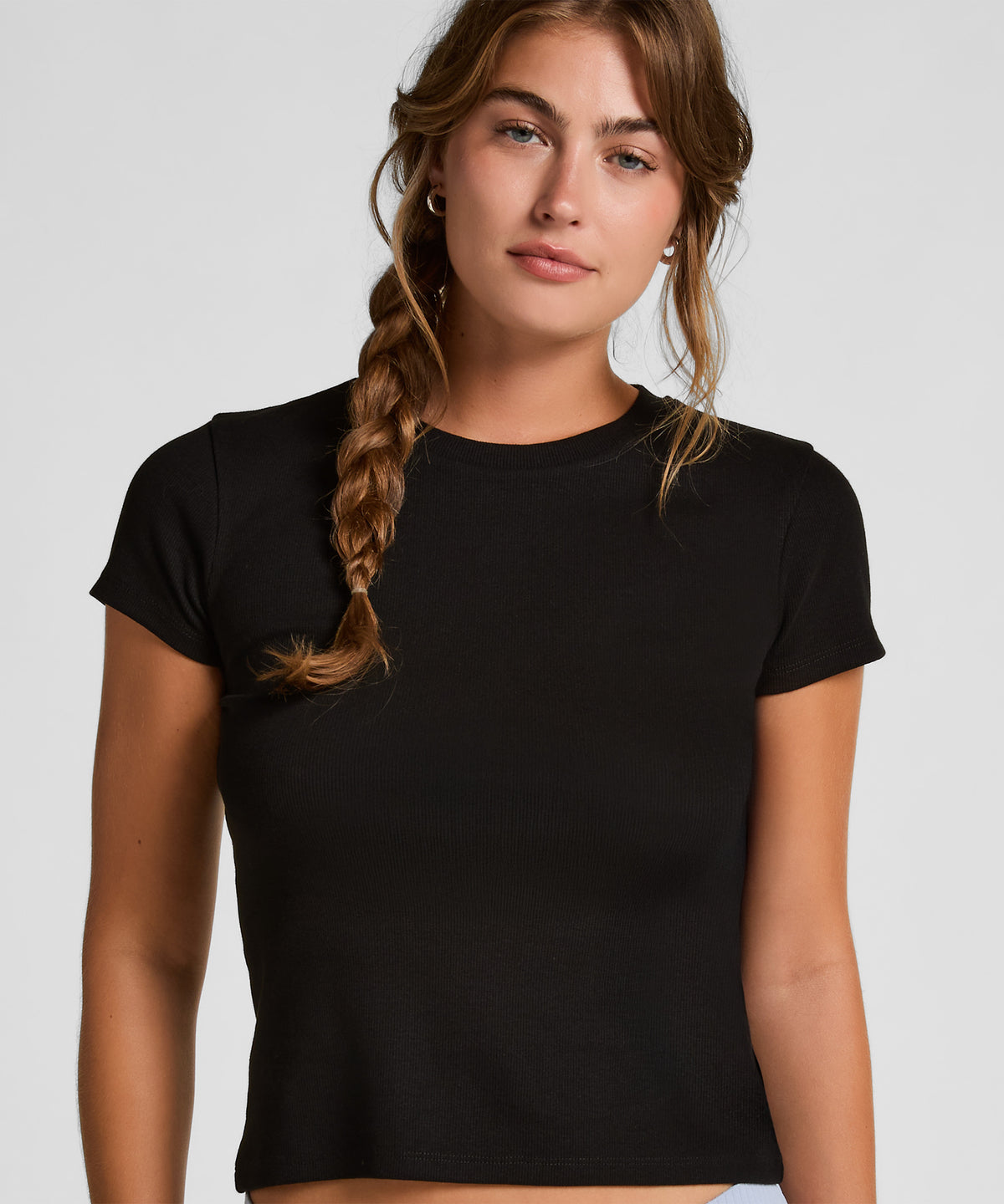 HUNKEMÖLLER Ribbed Crew Neck Short-Sleeved Pyjama Top