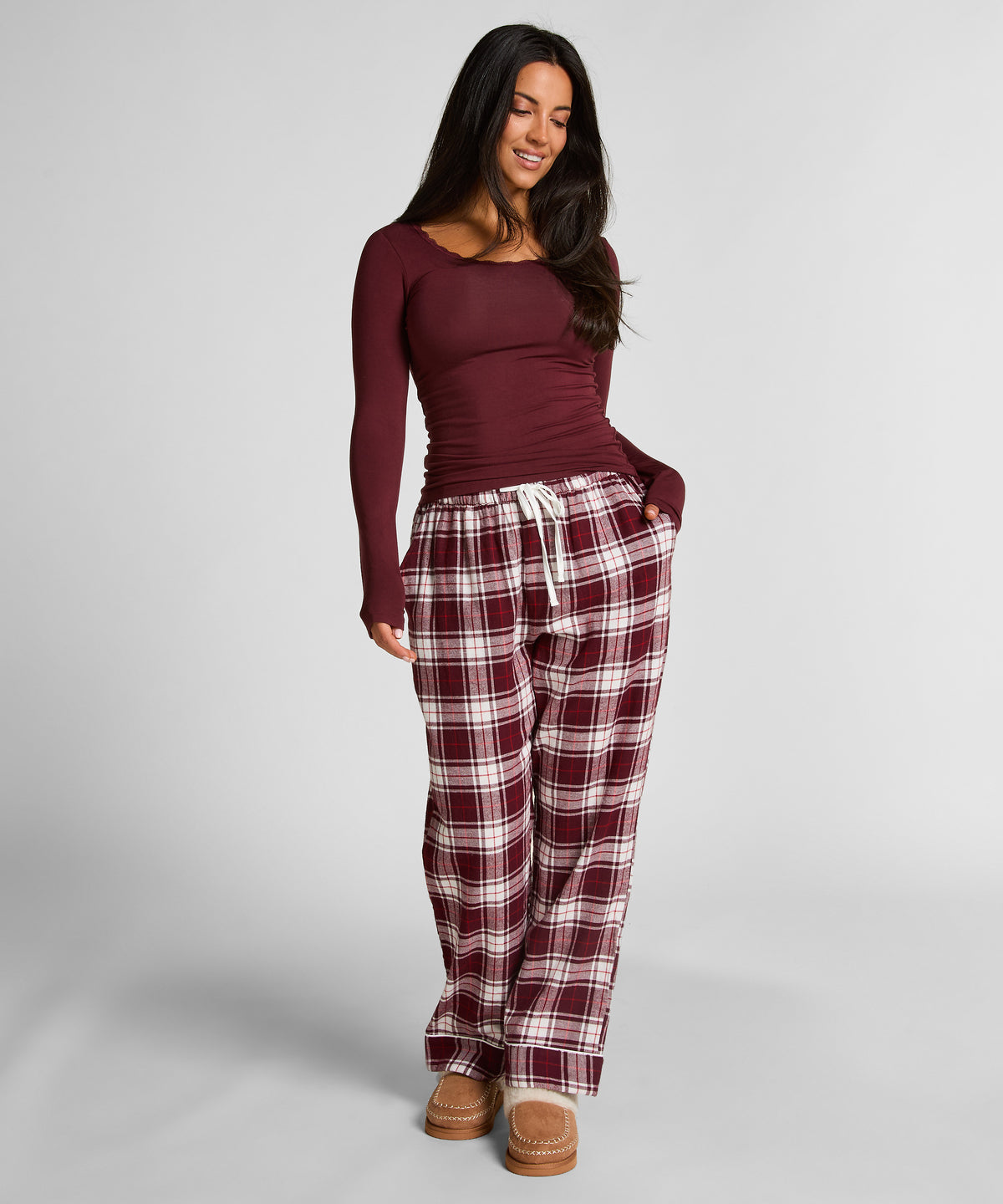 HUNKEMÖLLER Longsleeved Jersey Pyjama Top