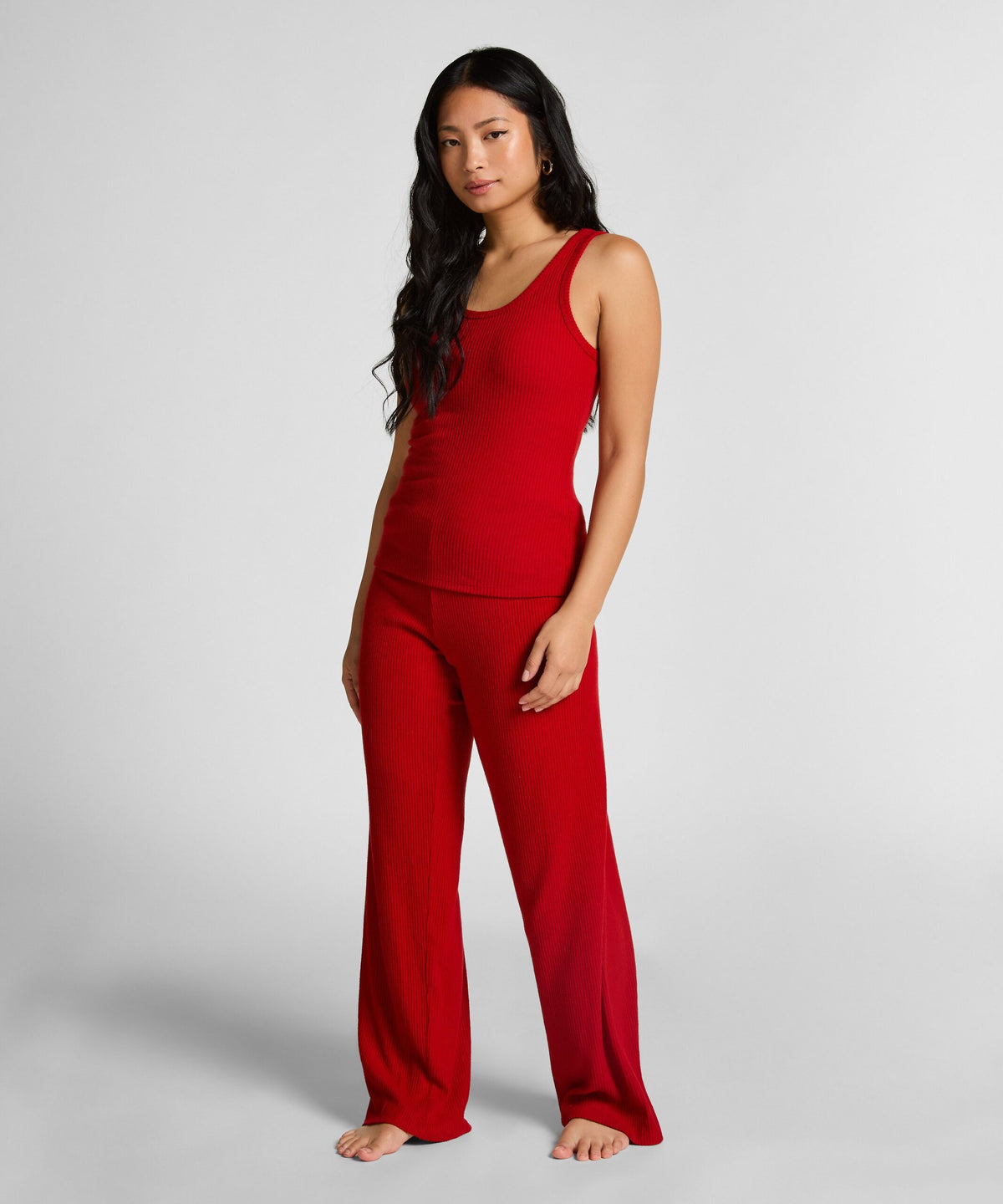HUNKEMÖLLER Singlet Brushed Jersey Rib