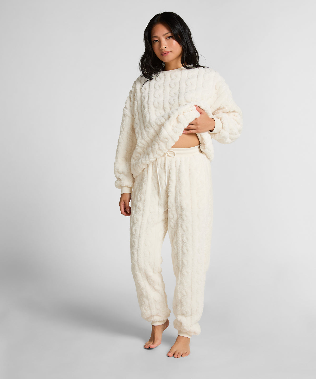 HUNKEMÖLLER Jogger Cable Fleece