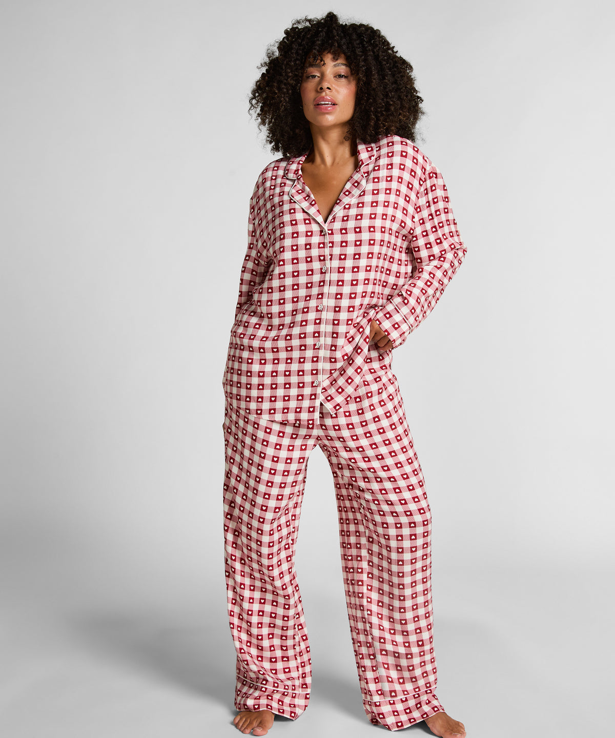 HUNKEMÖLLER Pyjamaset Twill