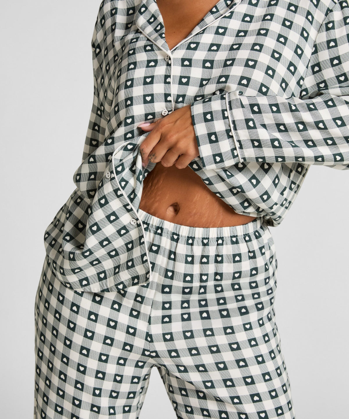 HUNKEMÖLLER Pyjamaset Twill