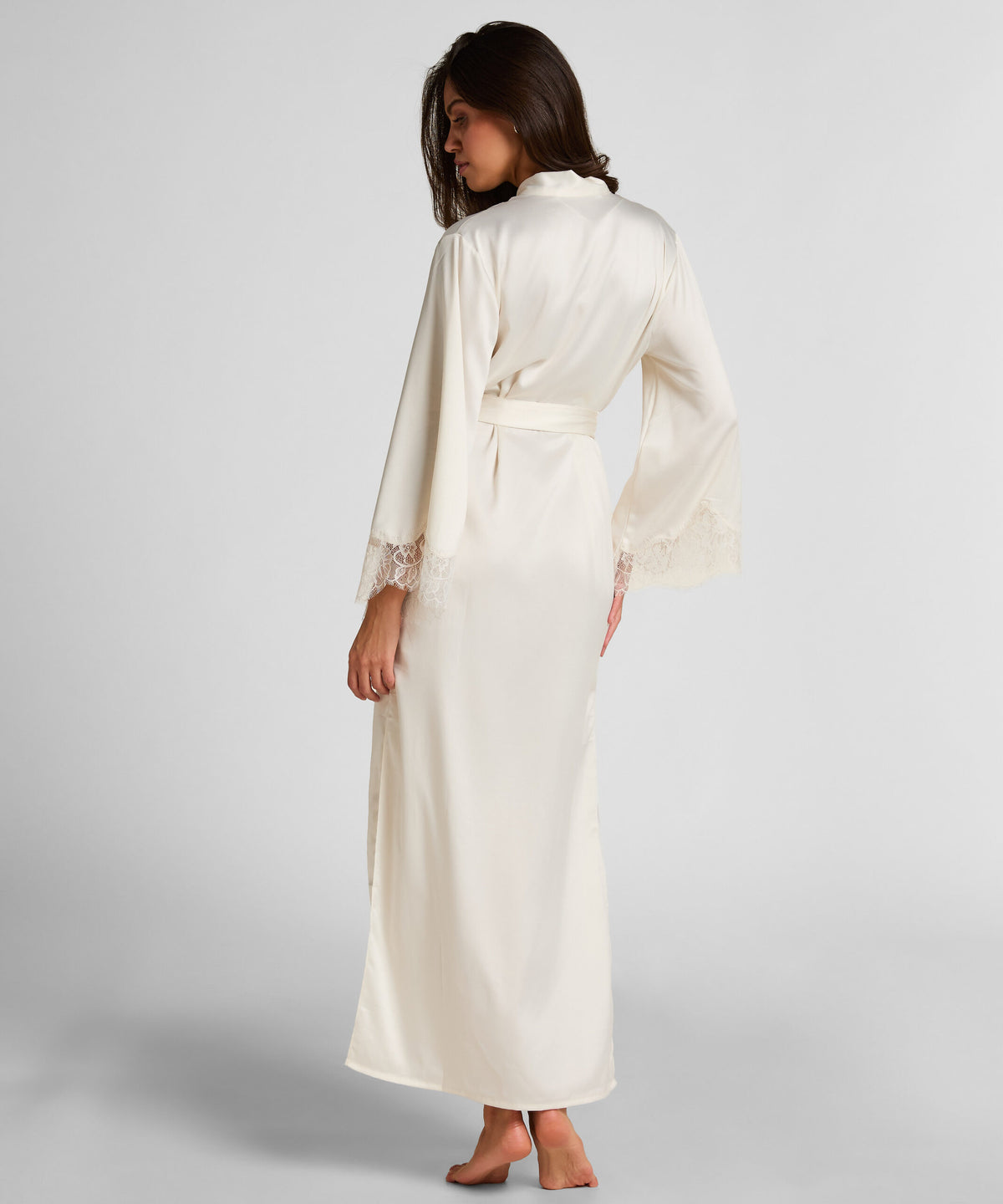HUNKEMÖLLER KIMONO LONG SATIN LACE VALERIE