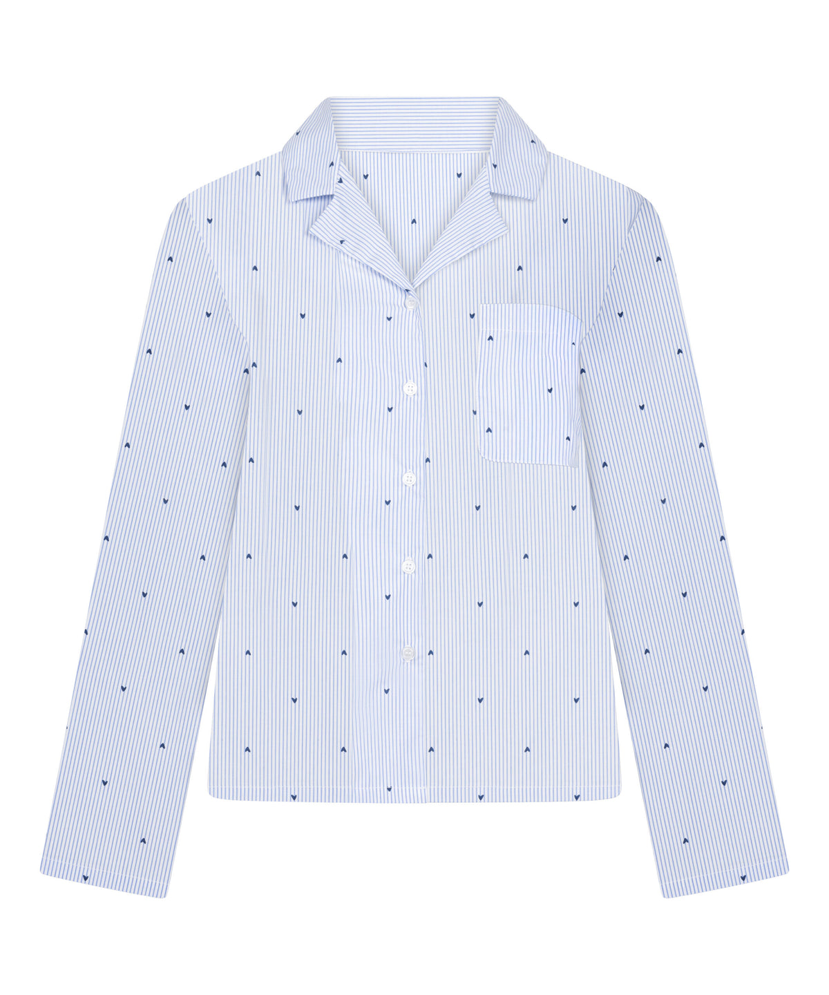 HUNKEMÖLLER JACKET LS COTTON STRIPE HEART