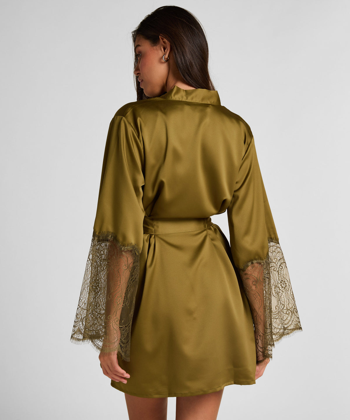 HUNKEMÖLLER KIMONO SATIN LACE