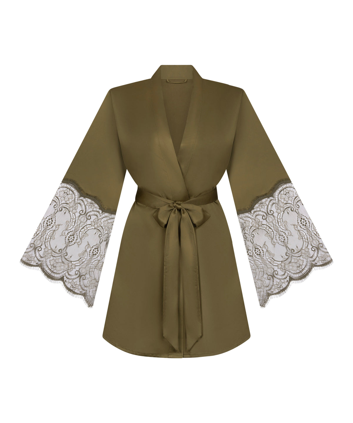 HUNKEMÖLLER KIMONO SATIN LACE