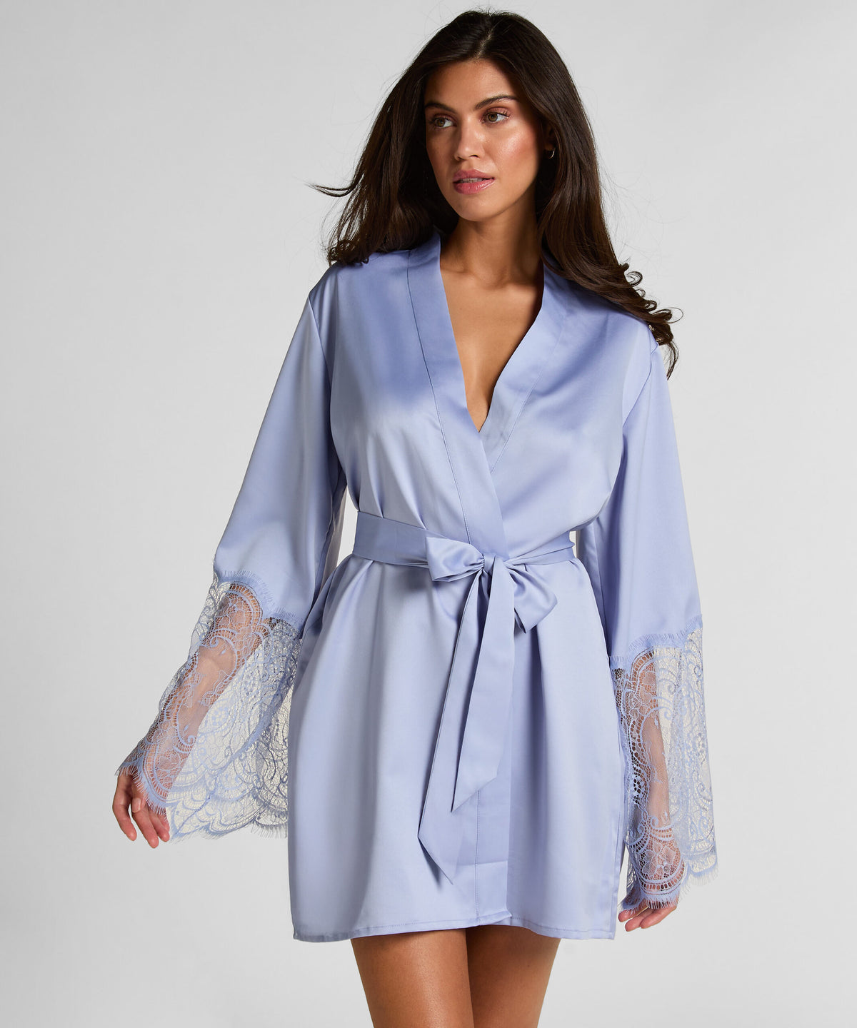 HUNKEMÖLLER KIMONO SATIN LACE
