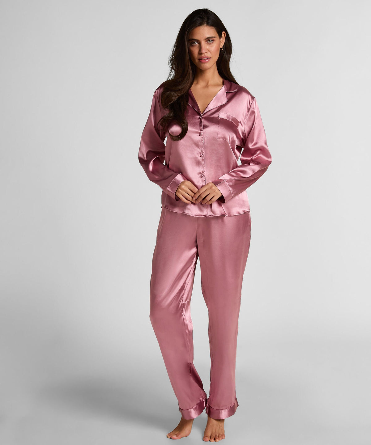 HUNKEMÖLLER Pyjama Set Shiny Satin