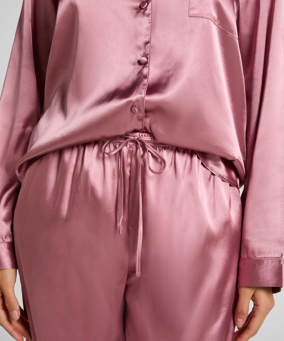 HUNKEMÖLLER Pyjama Set Shiny Satin