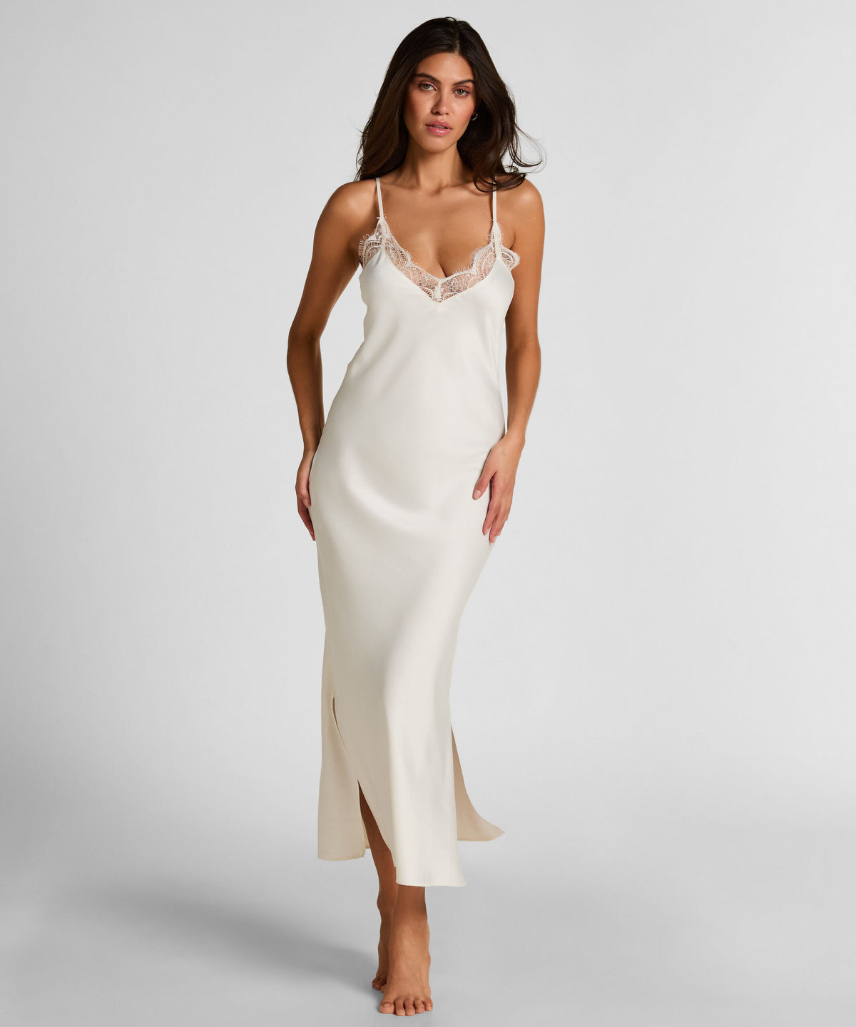 HUNKEMÖLLER Slipdress Long Satin