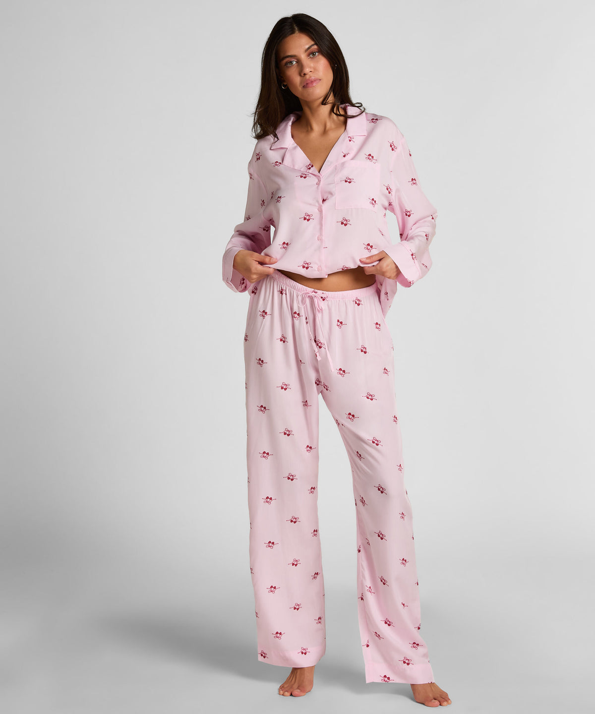 HUNKEMÖLLER Pant Woven Cherry