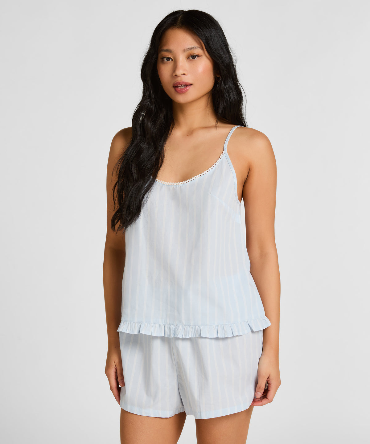 HUNKEMÖLLER Striped Short Cotton