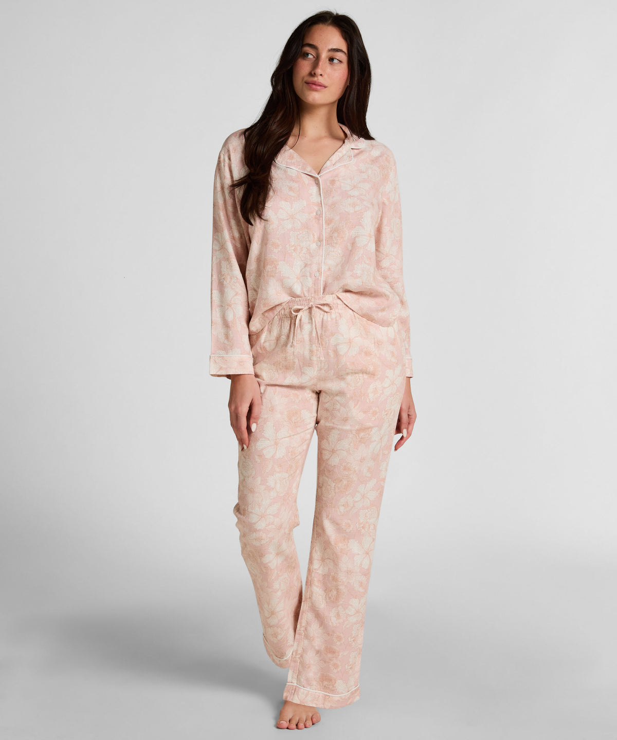 HUNKEMÖLLER Flower Linen Pant