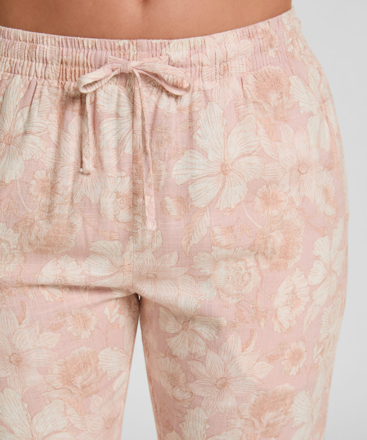 HUNKEMÖLLER Flower Linen Pant