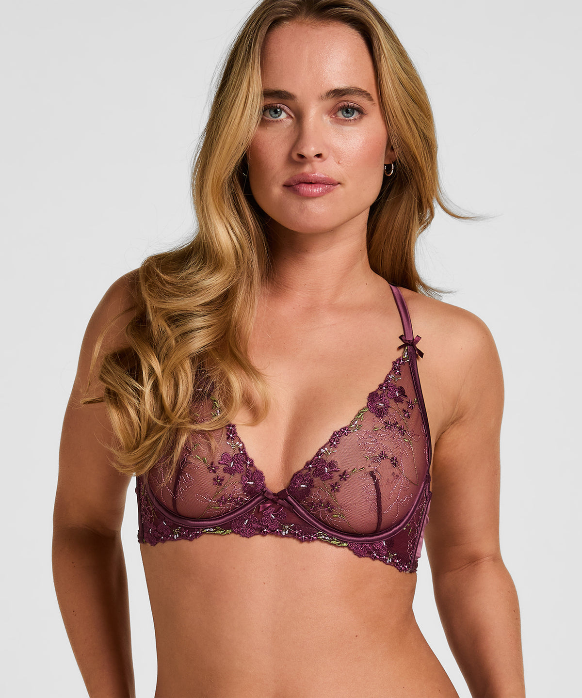 HUNKEMÖLLER Non-Padded Underwired Longline Bra Peonie