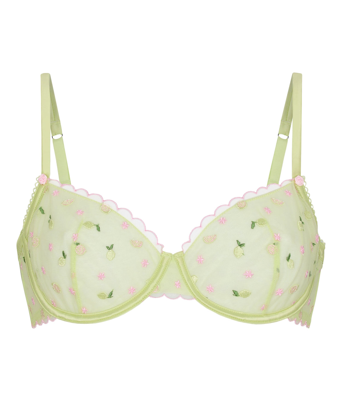 Non-Padded Underwired Bra Harriet - Green