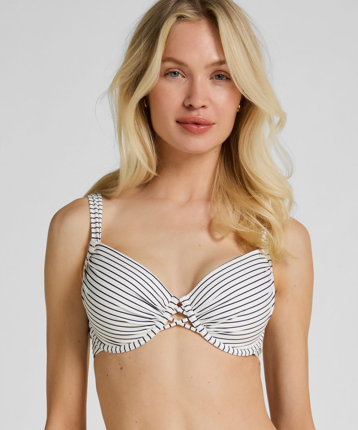 HUNKEMÖLLER Padded Underwired Bikini Top Stripes