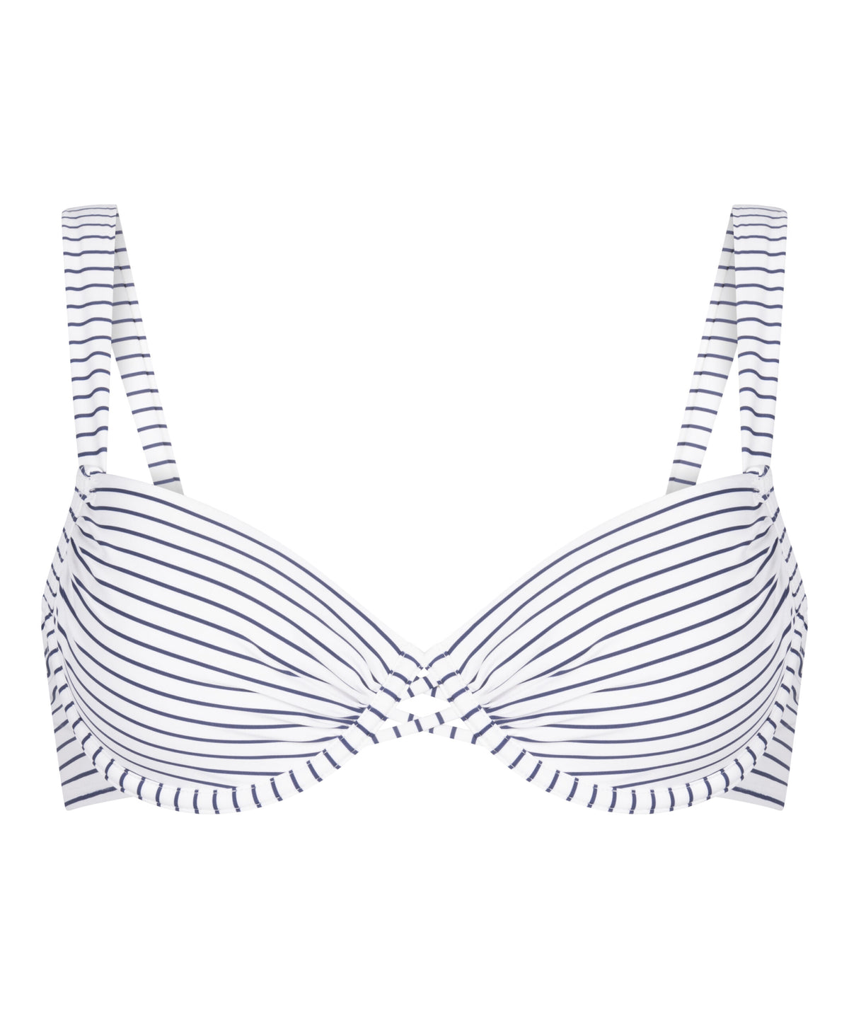 HUNKEMÖLLER Padded Underwired Bikini Top Stripes