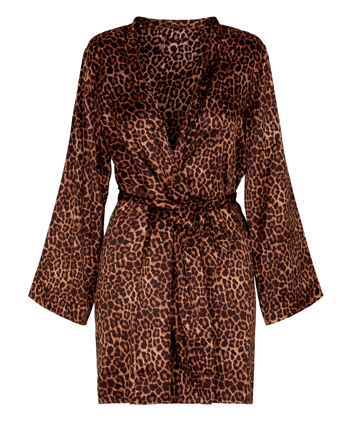 Satin Kimono - Black