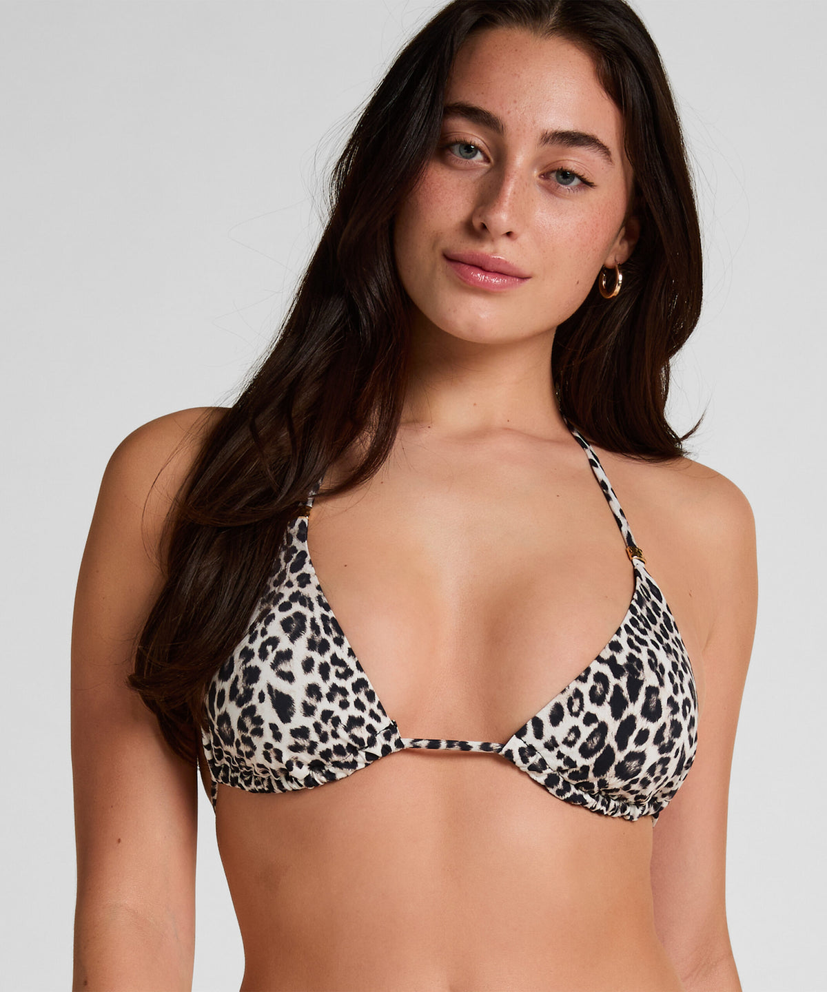 HUNKEMÖLLER Triangle Bikini Top Leopard