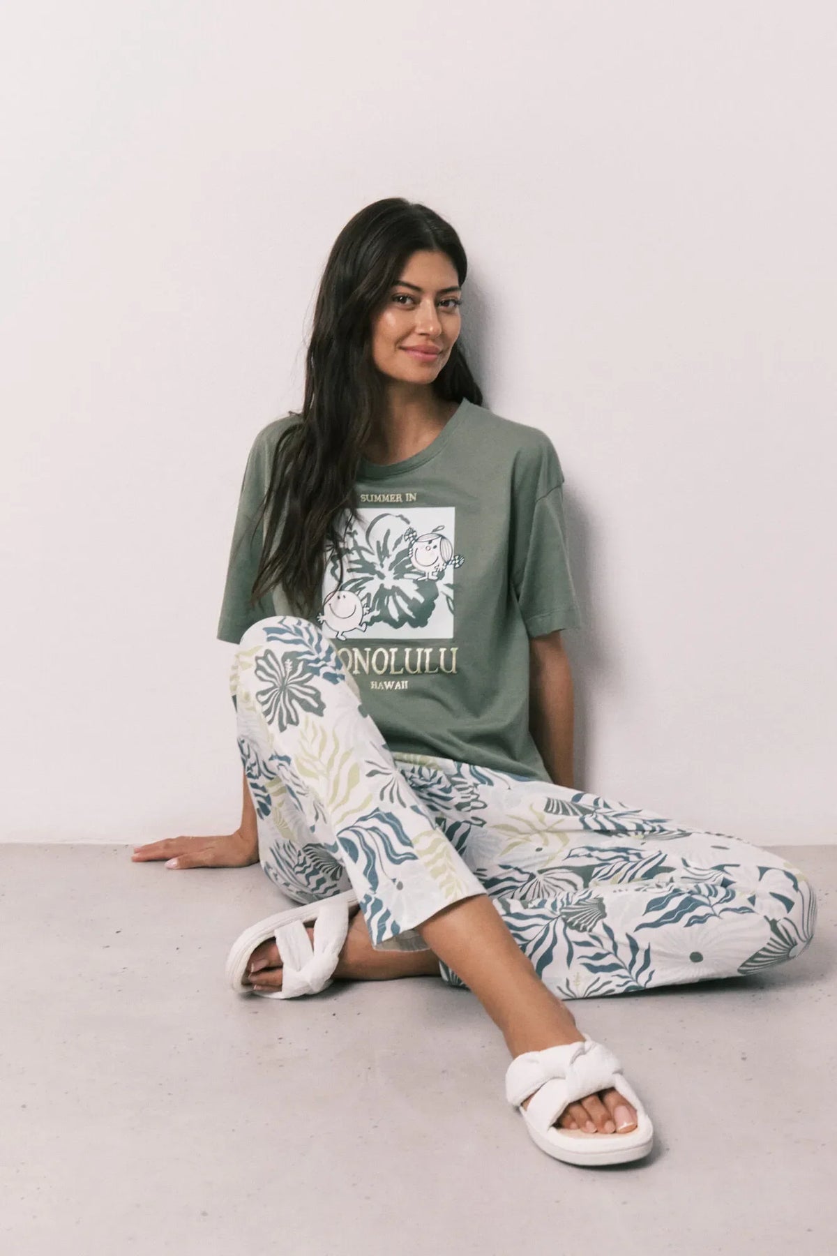 Women Secret Little Miss™ Short Sleeve Long Pyjamas