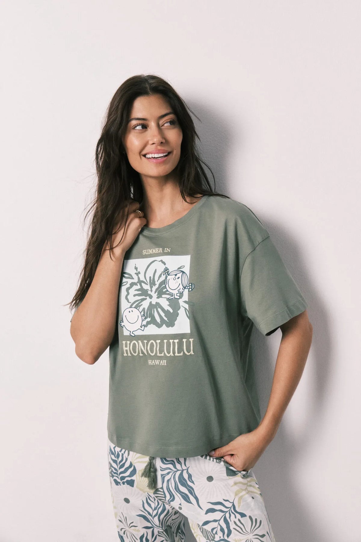 Women Secret Little Miss™ Short Sleeve Long Pyjamas
