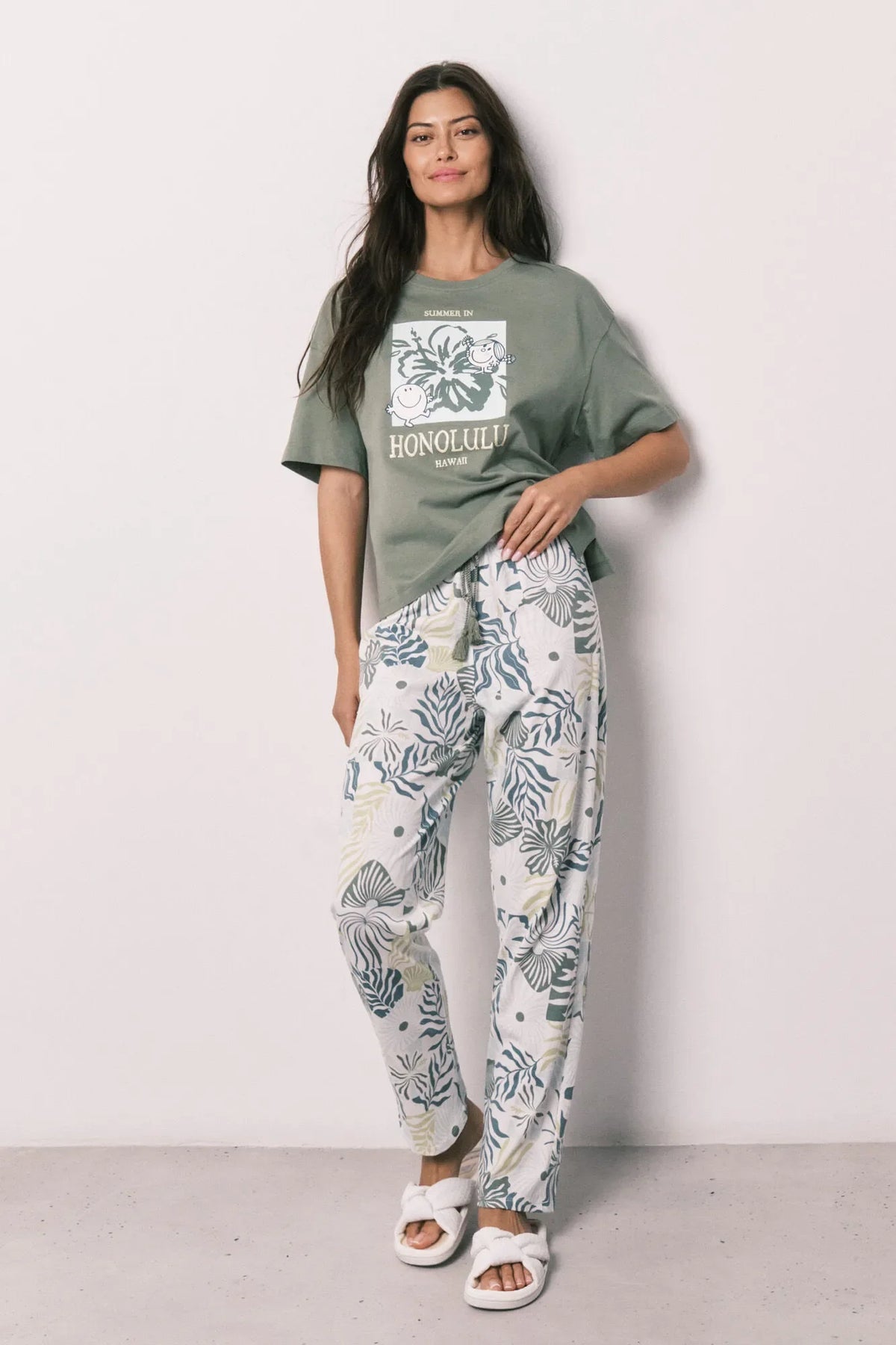 Women Secret Little Miss™ Short Sleeve Long Pyjamas