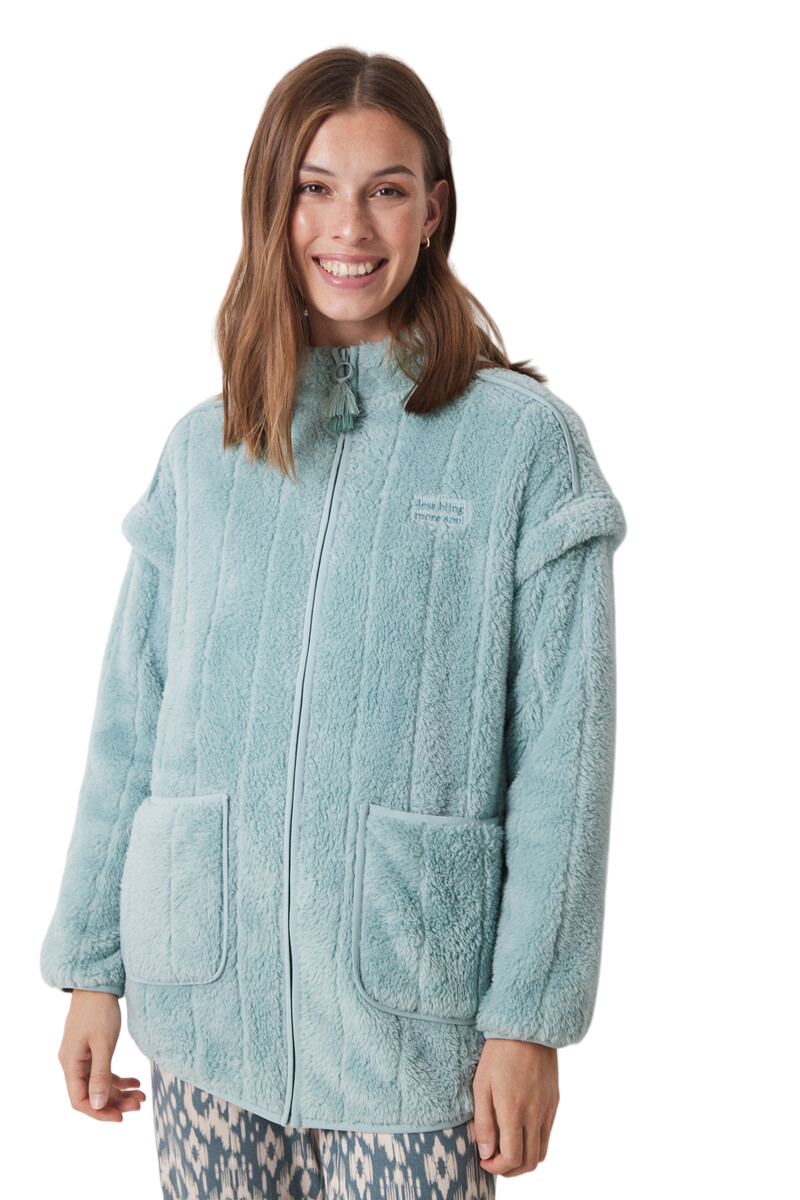 Women Secret Short Fluffy Fur Robe