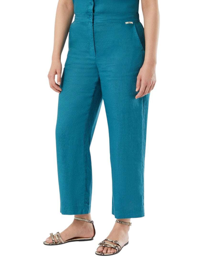 Marina Rinaldi Linen canvas trousers