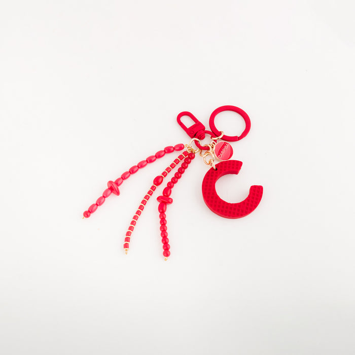 Carpisa Women's Keychain - Puffy Letters Keychain