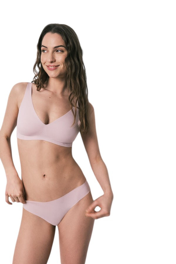 Women Secret Classic pink clean cut microfiber panties
