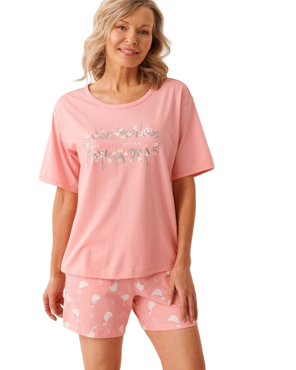La vie en Rose Floral Print T-shirt