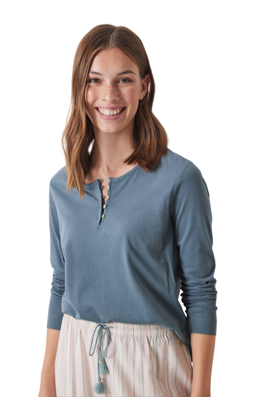 Women Secret Long-Sleeved Pajamas T-shirt