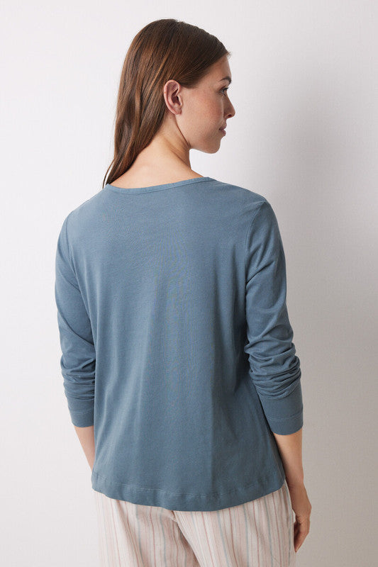 Women Secret Long-Sleeved Pajamas T-shirt