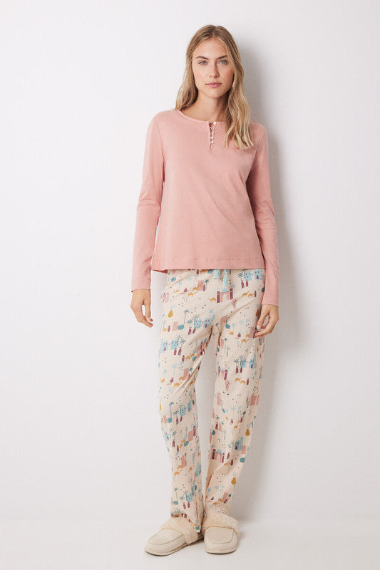 Women Secret Long Sleeve Pajamas T-shirt