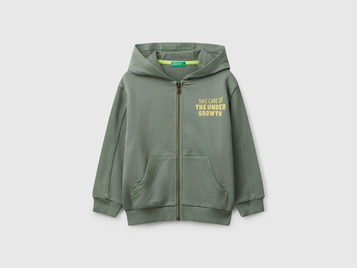 Benetton Kangaroo Pocket Hooded Sweatshirt