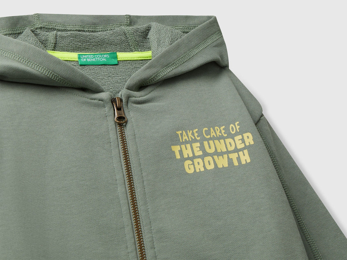 Benetton Kangaroo Pocket Hooded Sweatshirt