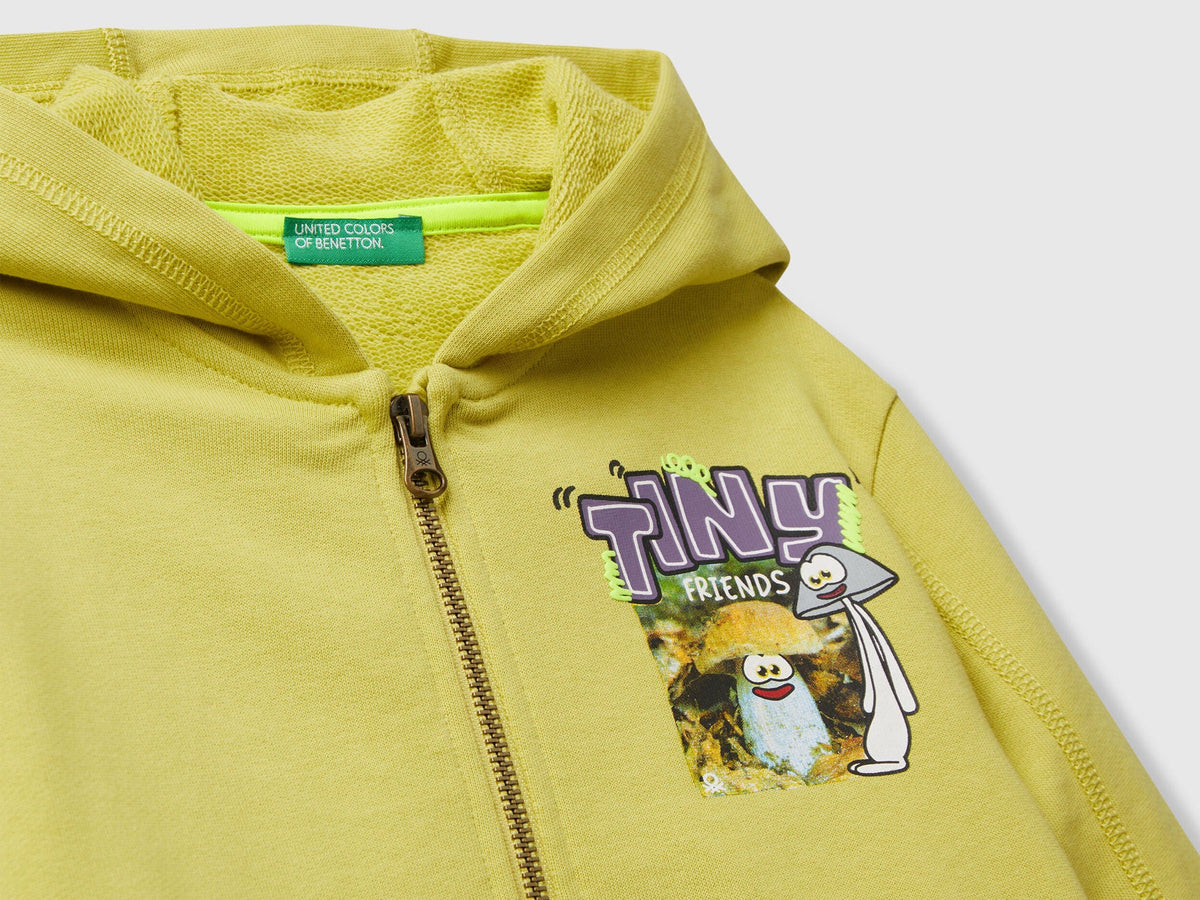 Benetton Kangaroo Pocket Hooded Sweatshirt