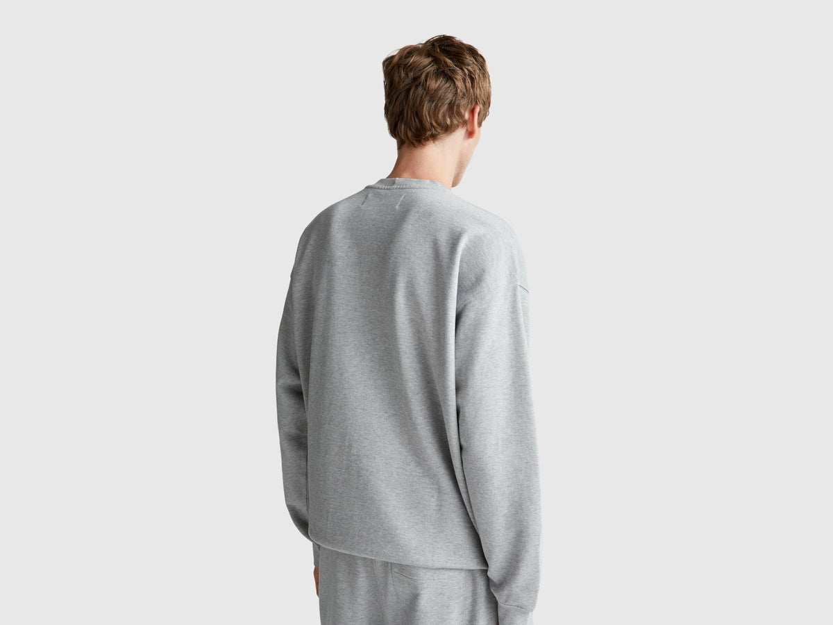 Benetton Logo Patch Sweatshirt