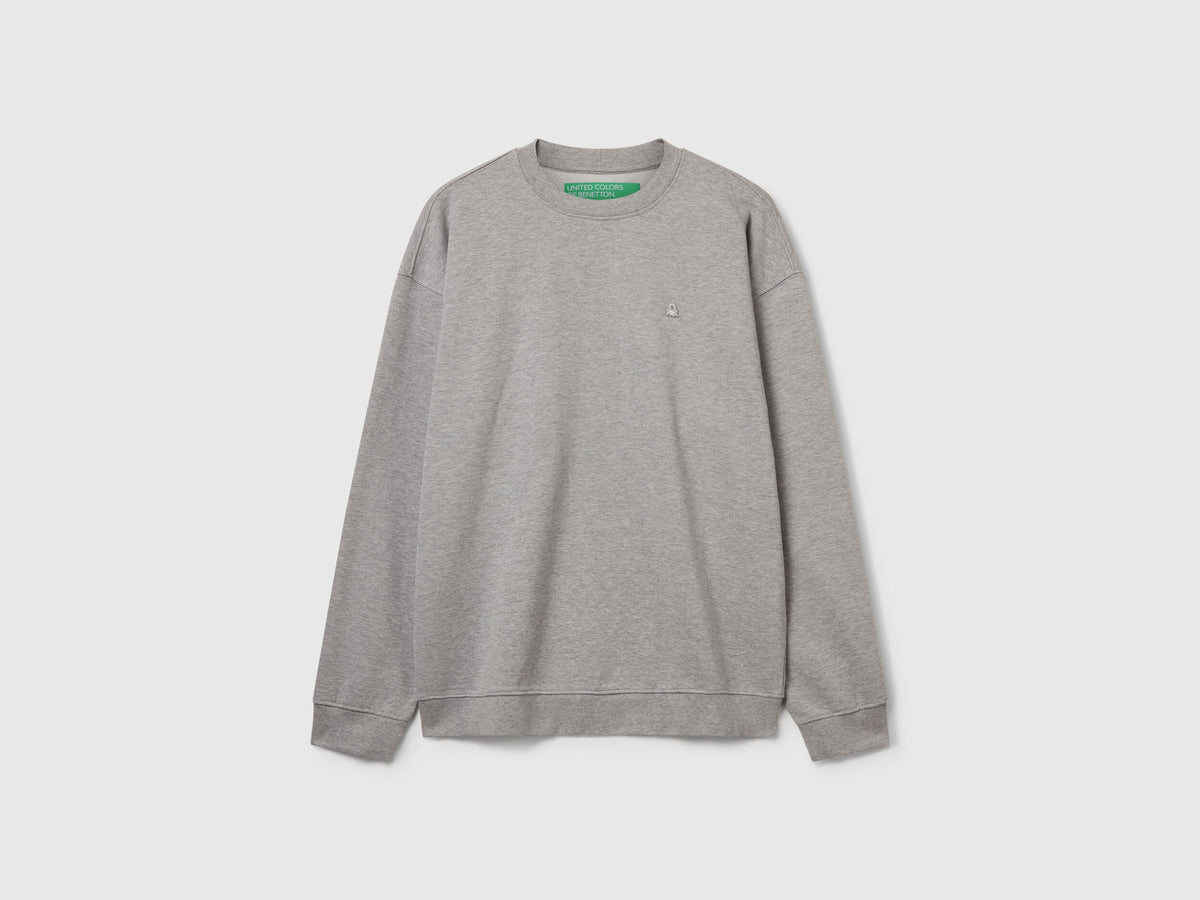 Benetton Logo Patch Sweatshirt