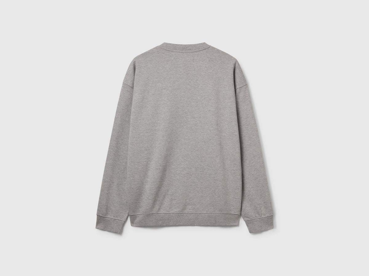 Benetton Logo Patch Sweatshirt