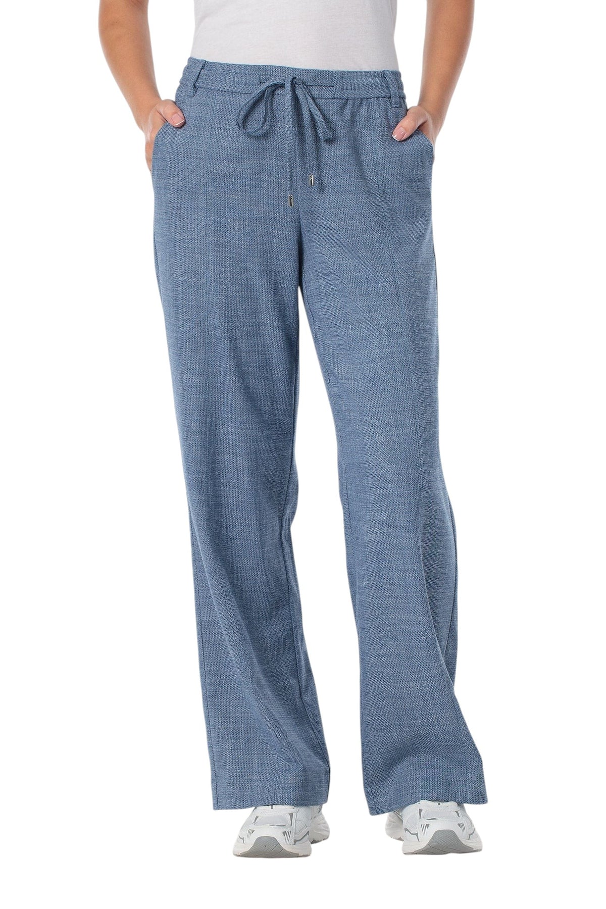 Gerry Weber Chino trousers with elastic waistband, indigo blue