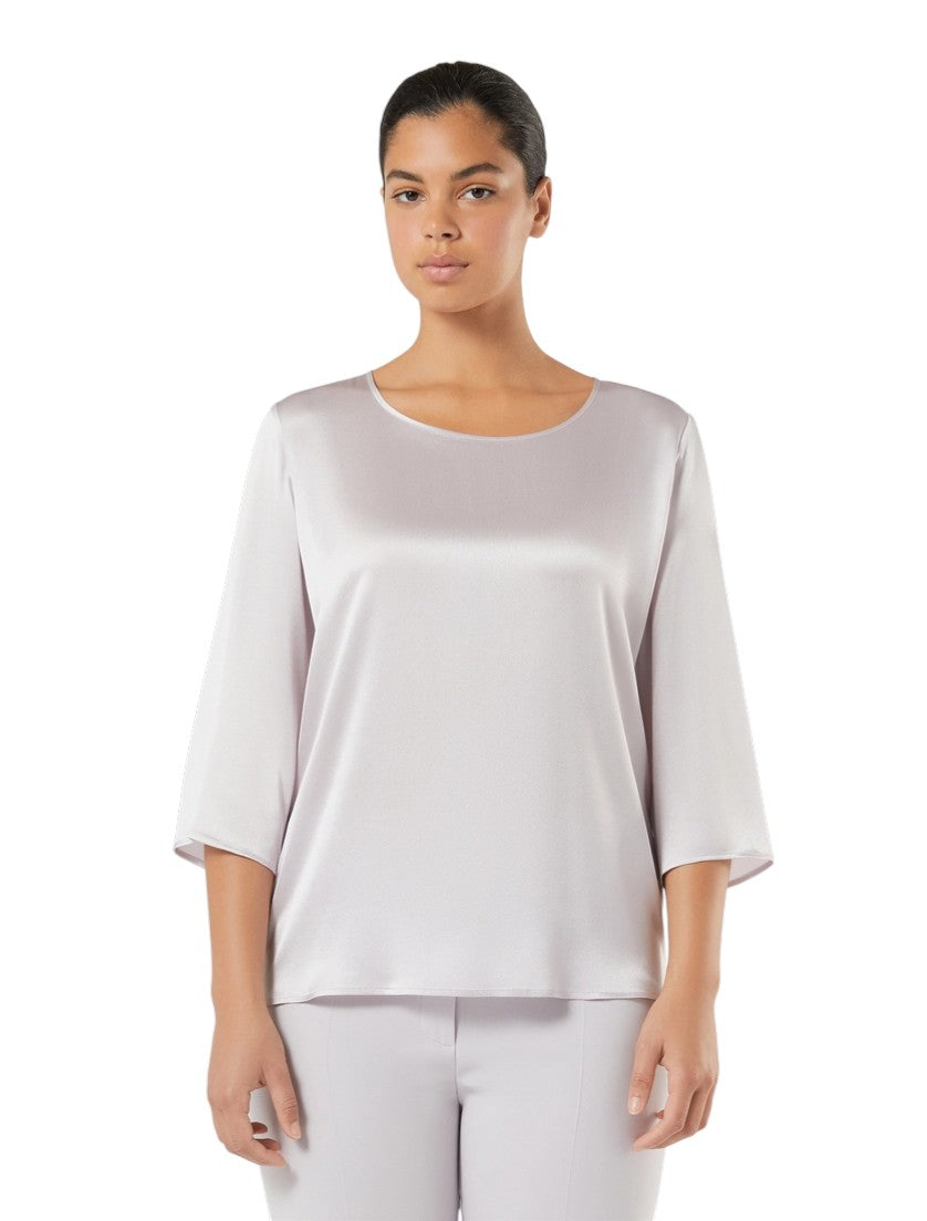 Marina Rinaldi Lightweight satin blouse