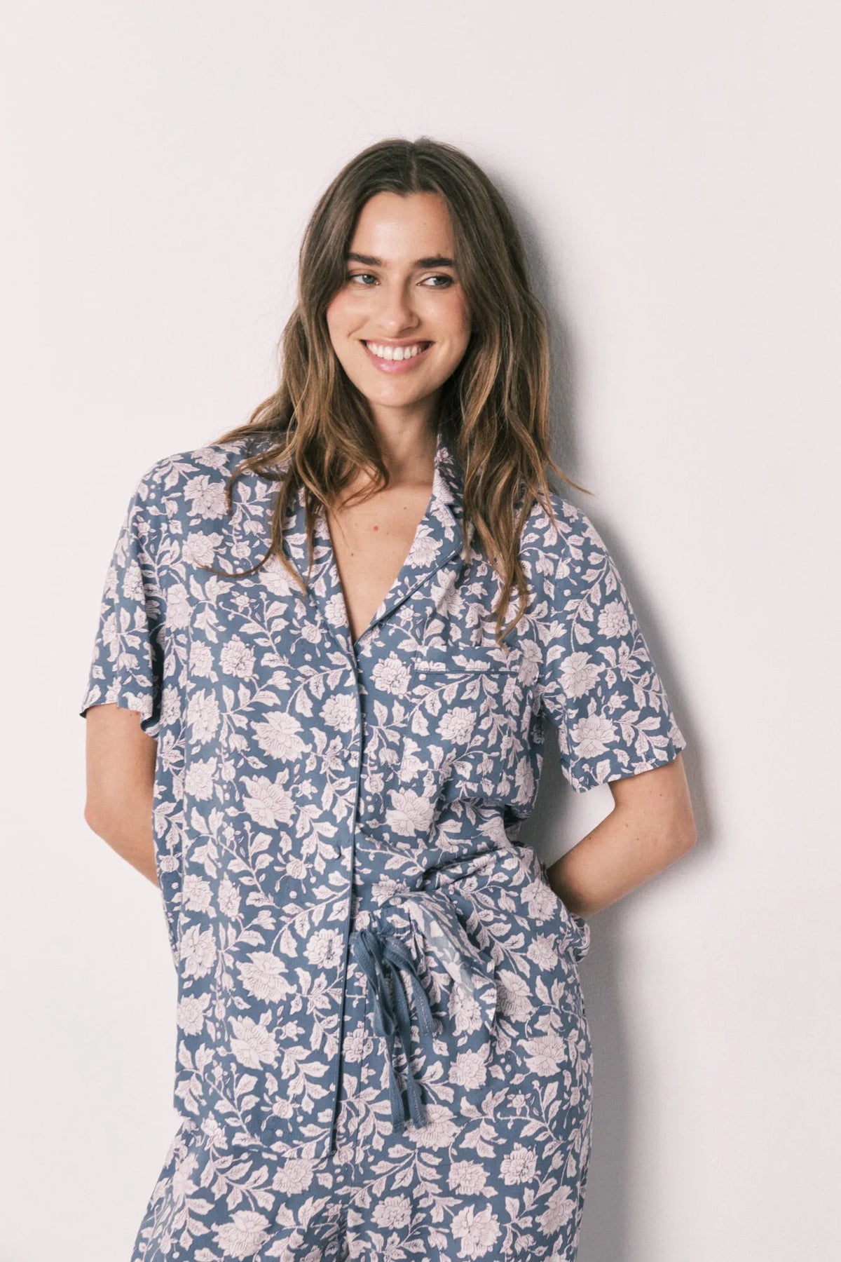 Women Secret Viscose Floral Print Classic Pyjamas